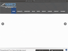 Tablet Screenshot of gerrystrucks.com